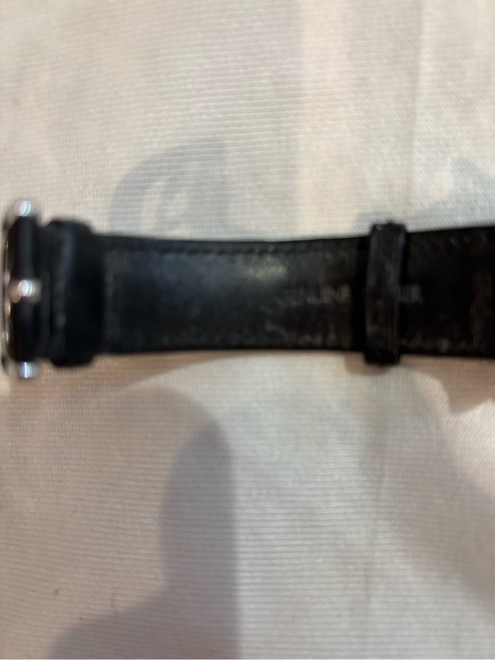Coach Rectangle Stainless Steel Watch with Black Leather Strap - Picture 5 of 13